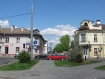 Grodno street panorama