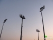 The lighting system of the stadium.