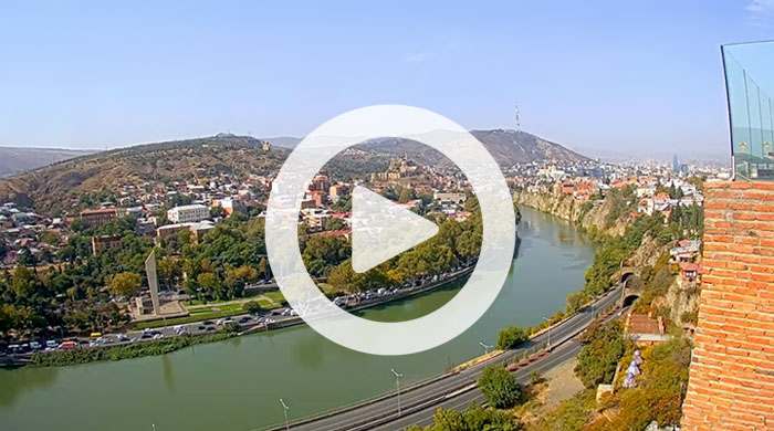 Tbilisi, Kura River - live webcam