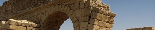 Caesarea aqueduct photos
